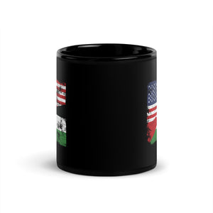 Western Sahara USA Flag Mug