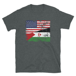 Western Sahara USA Flag T-Shirt