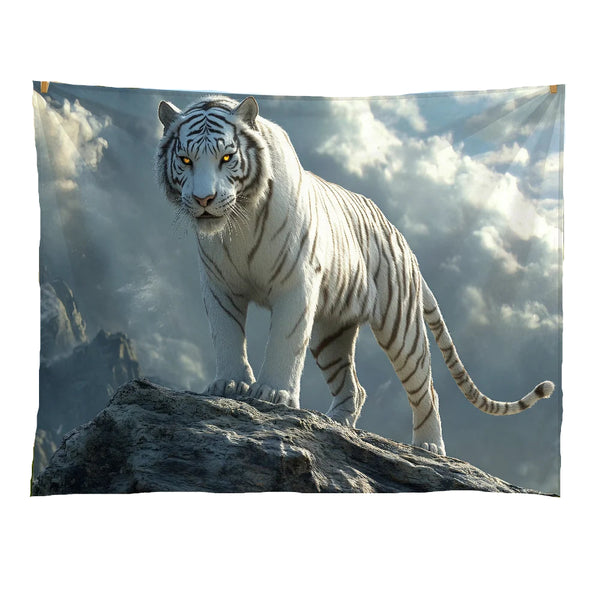 White Tiger Flags - 90x150cm(3x5ft) - 60x90cm(2x3ft)
