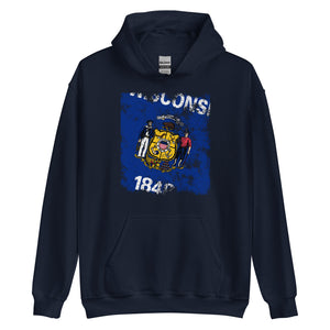 Wisconsin State Flag Hoodie