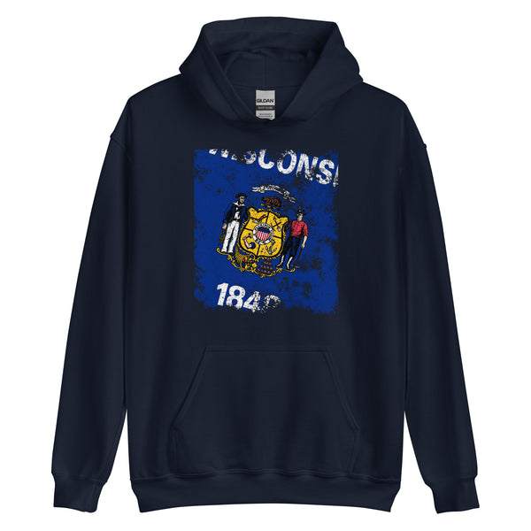 Wisconsin State Flag Hoodie