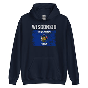 Wisconsin State Flag Hoodie