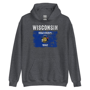 Wisconsin State Flag Hoodie