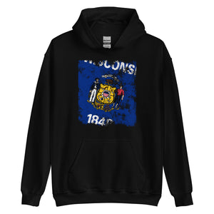 Wisconsin State Flag Hoodie