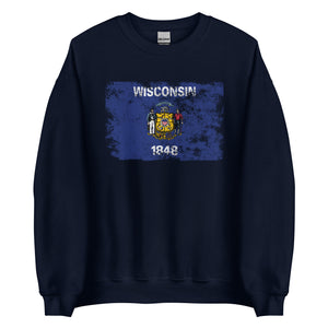 Wisconsin State Flag Sweatshirt