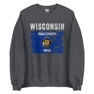 Wisconsin State Flag Sweatshirt