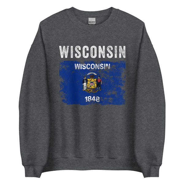 Wisconsin State Flag Sweatshirt