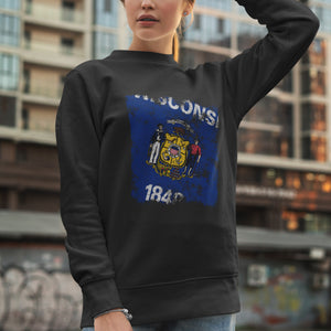 Wisconsin State Flag Sweatshirt