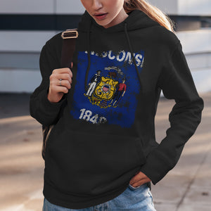 Wisconsin State Flag Hoodie