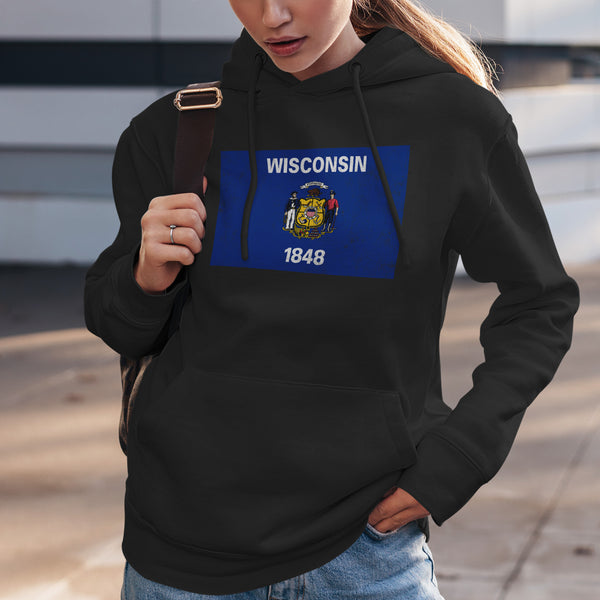 Wisconsin State Flag Hoodie