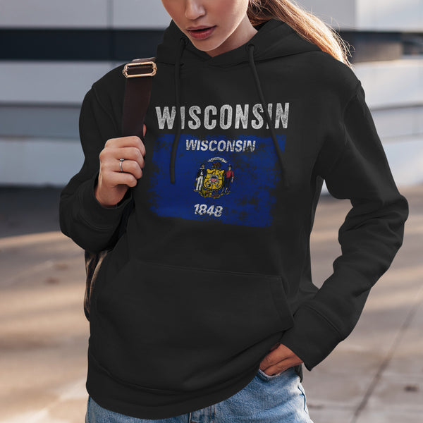 Wisconsin State Flag Hoodie