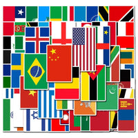 World Flag Sticker Set - 105 Pcs