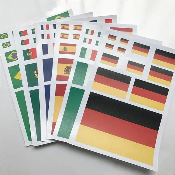 World Flag Stickers - Country Flag Decal Pack