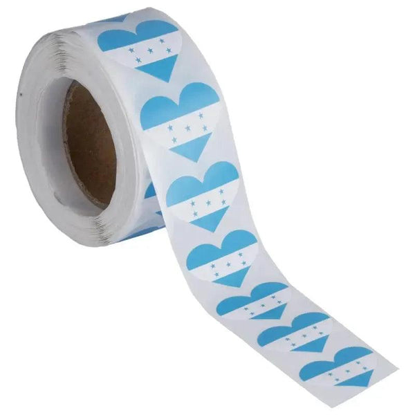 World Flags Sticker Roll - 500pcs Country Flag Stickers