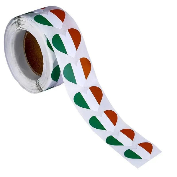 World Flags Sticker Roll - 500pcs Country Flag Stickers
