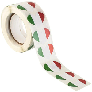 World Flags Sticker Roll - 500pcs Country Flag Stickers