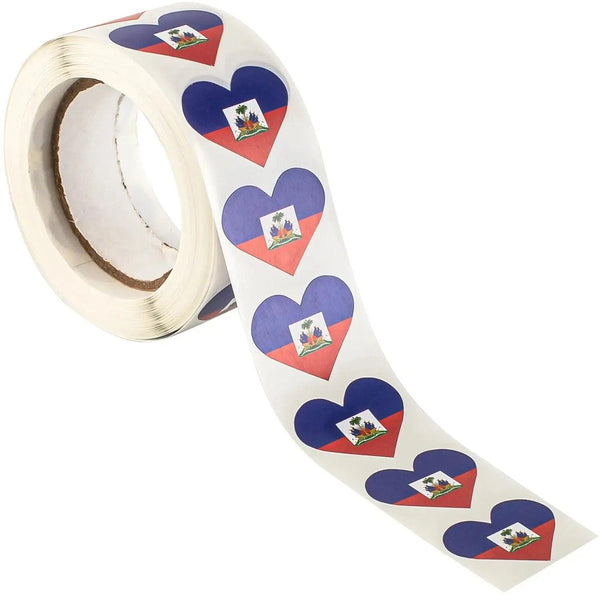 World Flags Sticker Roll - 500pcs Country Flag Stickers