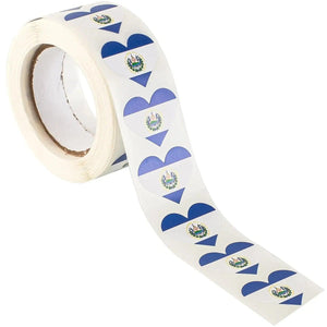 World Flags Sticker Roll - 500pcs Country Flag Stickers