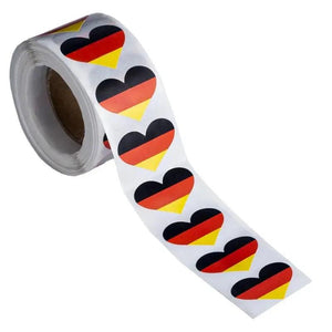 World Flags Sticker Roll - 500pcs Country Flag Stickers
