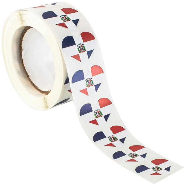 World Flags Sticker Roll - 500pcs Country Flag Stickers