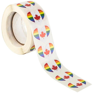 World Flags Sticker Roll - 500pcs Country Flag Stickers