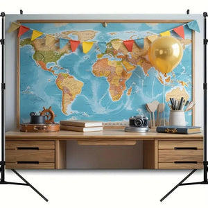World Map Poster - Educational Wall Map