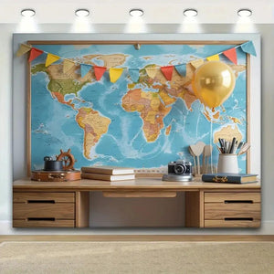 World Map Poster - Educational Wall Map