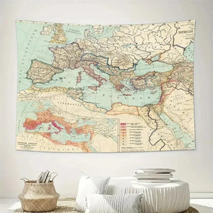 World Map/Europe Poster - Educational Wall Map