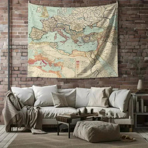 World Map/Europe Poster - Educational Wall Map