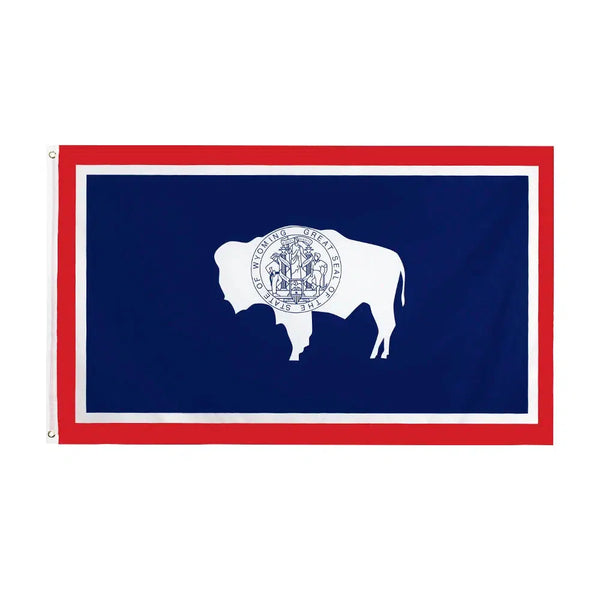 Wyoming State Flag - 90x150cm(3x5ft) - 60x90cm(2x3ft)