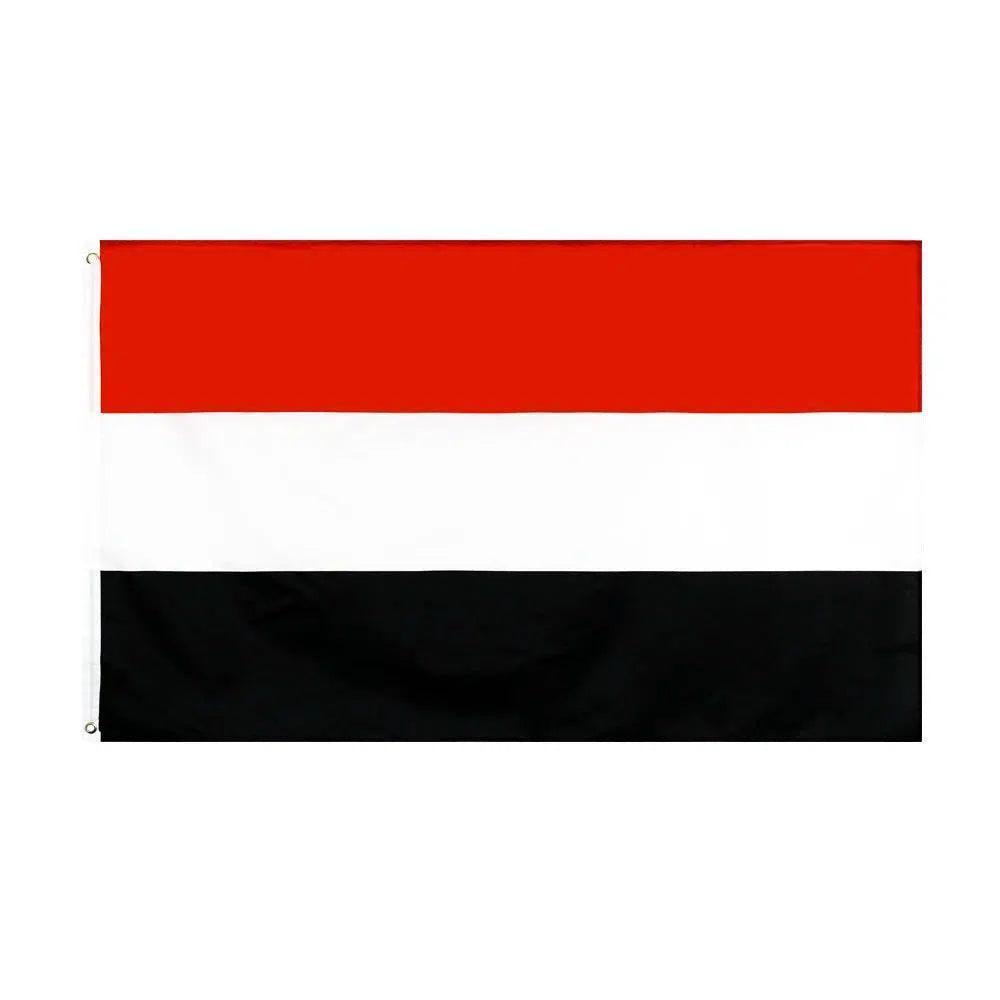 Yemen Flag - 90x150cm(3x5ft) - 60x90cm(2x3ft)