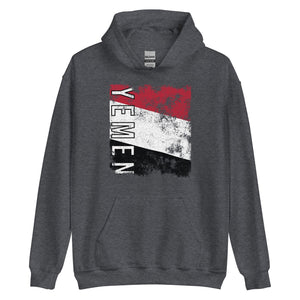 Yemen Flag - Distressed Flag Hoodie