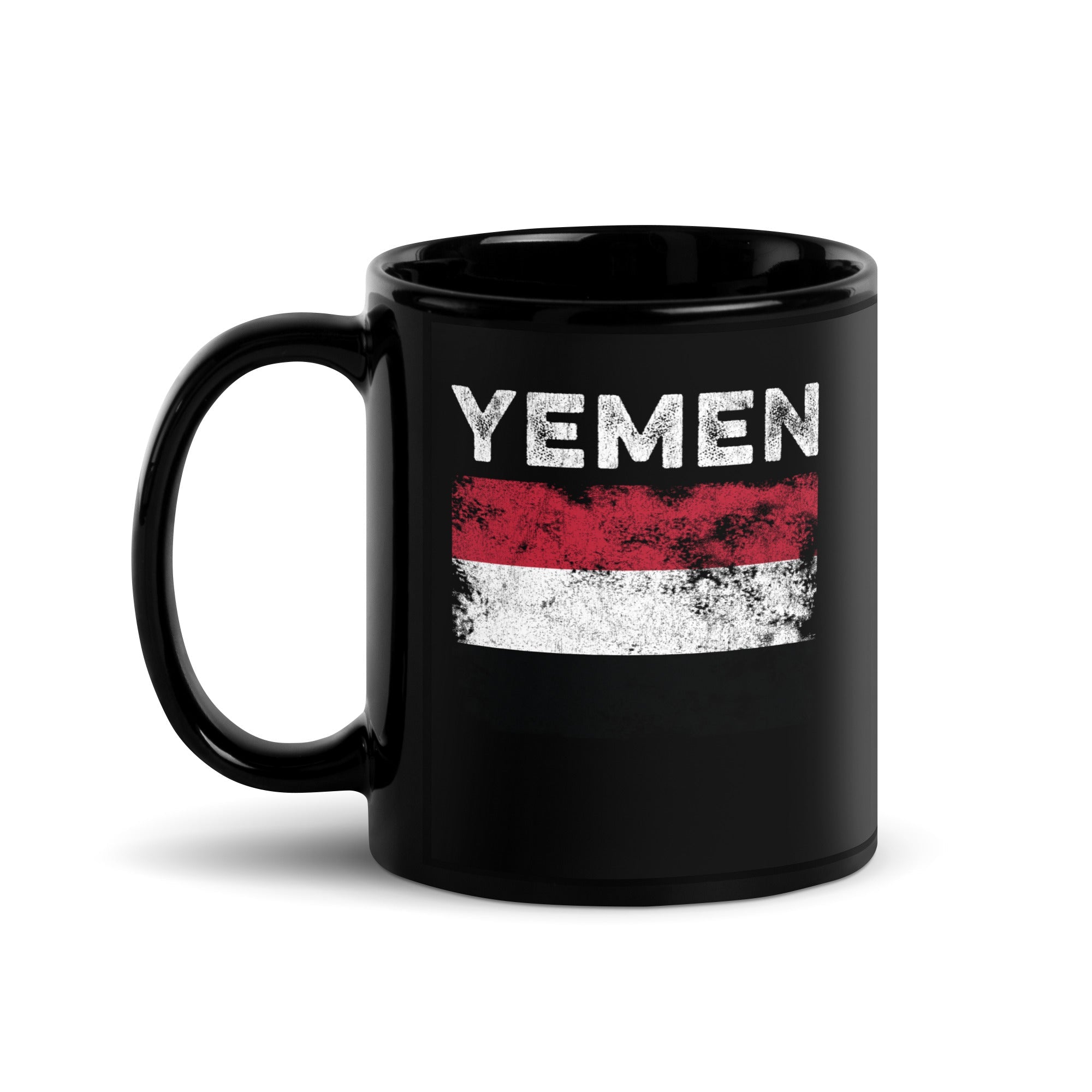 Yemen Flag Distressed - Yemeni Flag Mug