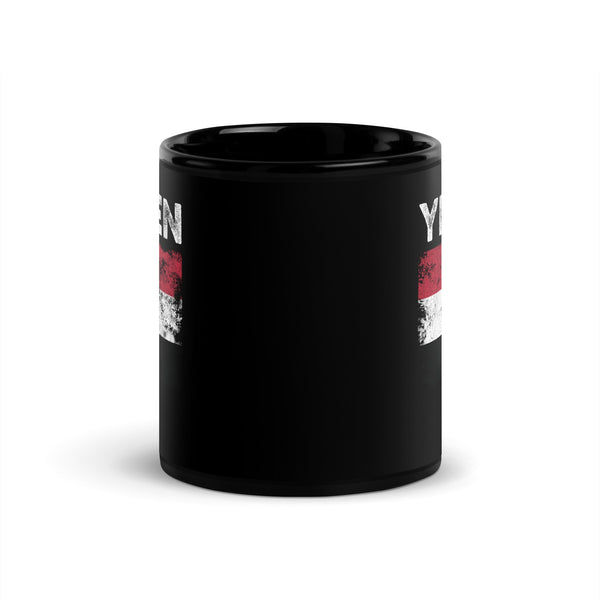 Yemen Flag Distressed - Yemeni Flag Mug