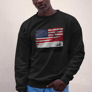 Yemen USA Flag Sweatshirt