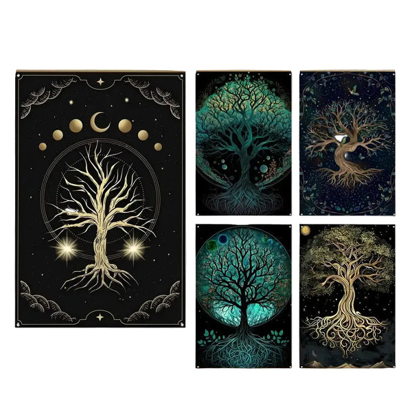 Yggdrasil Tree of Life Flags - 90x150cm(3x5ft) - 60x90cm(2x3ft)