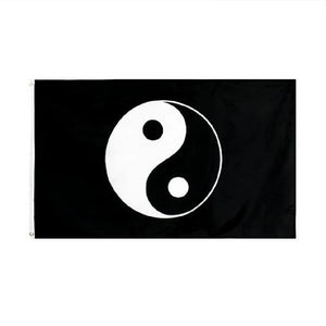 Yin Yang Flag - 90x150cm(3x5ft)
