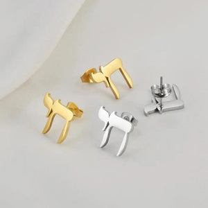 Yisrael Chai Stud Earrings