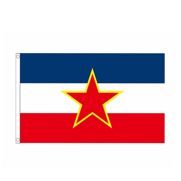 Yugoslavia Flag - 90x150cm(3x5ft) - 60x90cm(2x3ft)