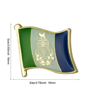 Yukon Flag Lapel Pin - Enamel Pin Flag