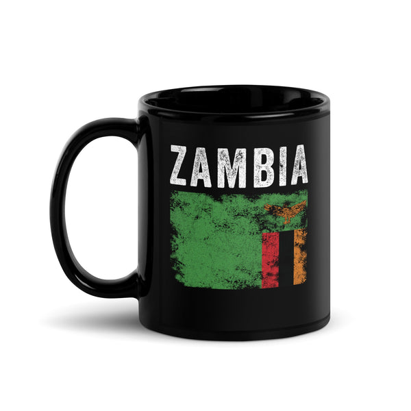 Zambia Flag Distressed - Zambian Flag Mug