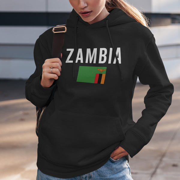 Zambia Flag Hoodie