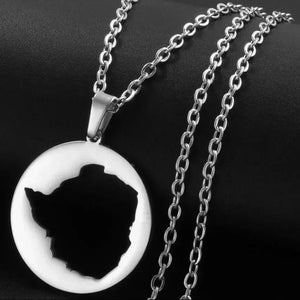 Zimbabwe Map Necklace Collection