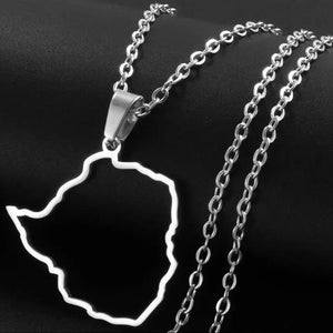Zimbabwe Map Necklace Collection