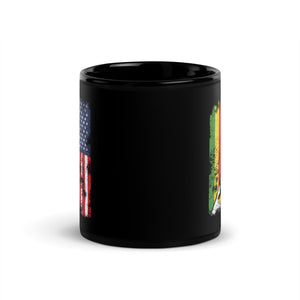 Zimbabwe USA Flag - Half American Mug