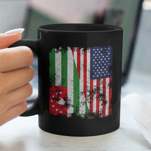 Abkhazia USA Flag - Half American Mug