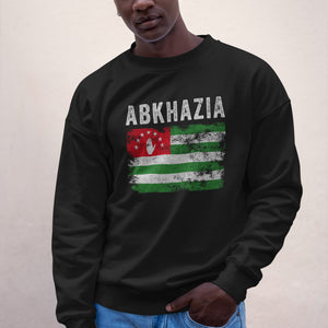 Abkhazia Flag Distressed - Abkhaz Flag Sweatshirt
