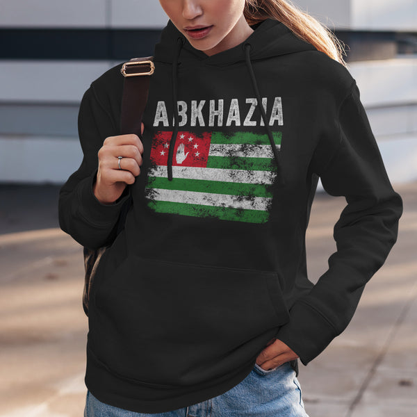 Abkhazia Flag Distressed - Abkhaz Flag Hoodie