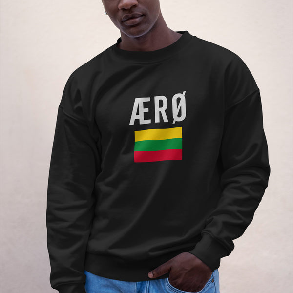 Ærø Flag Sweatshirt Black / S