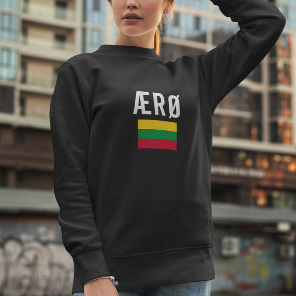 Ærø Flag Sweatshirt Black / S